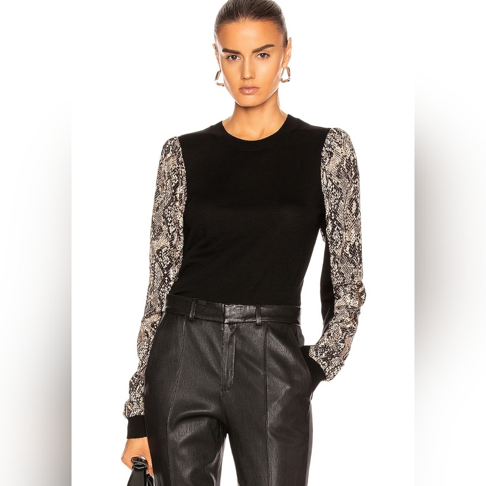 Veronica Beard Black and Gray Blouse